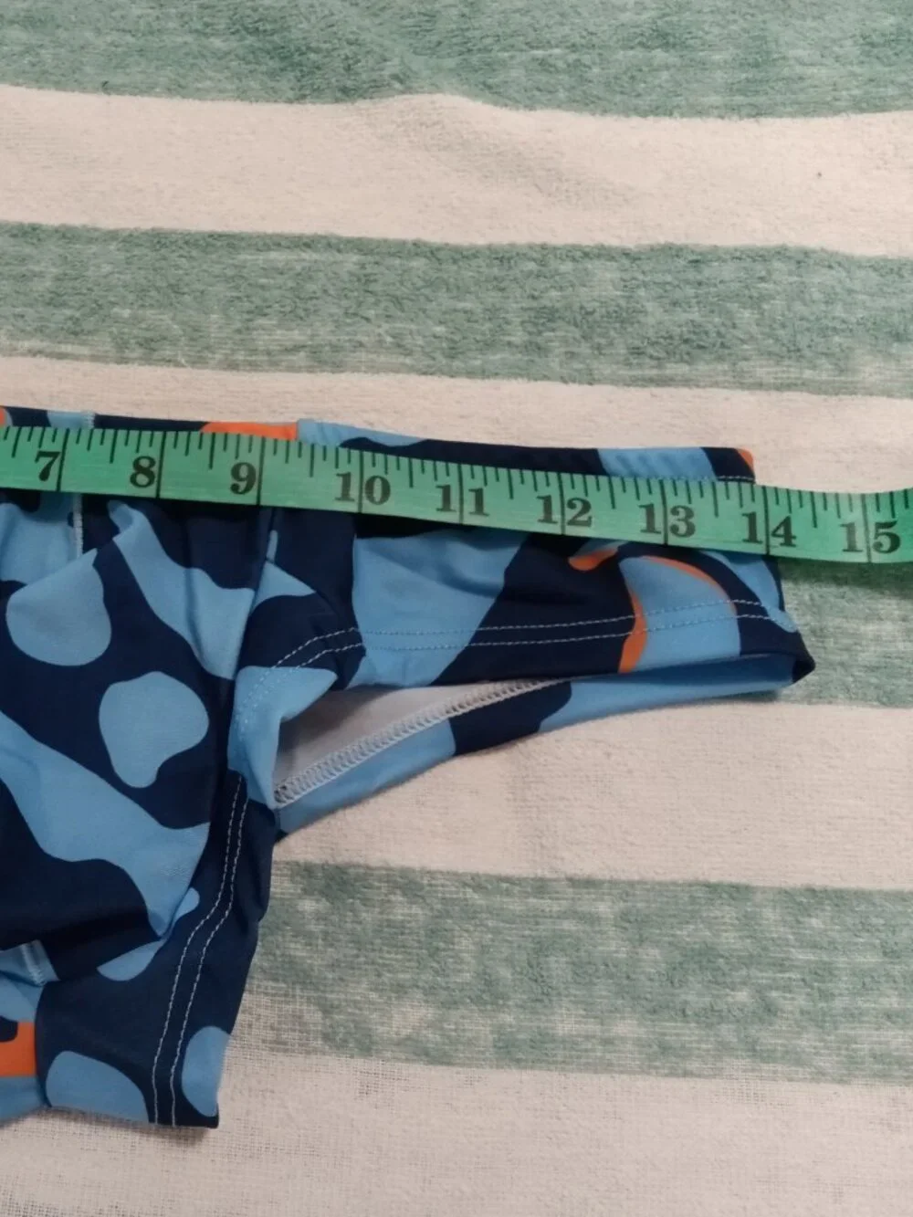 NIB ASIAN MADE CHEEKY UNDERWEAR, BLUES PATTERN, SIZE SMALL (28